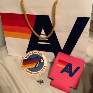 Aviator Nation bundle! bag + sticker + guitar pick + cosy!